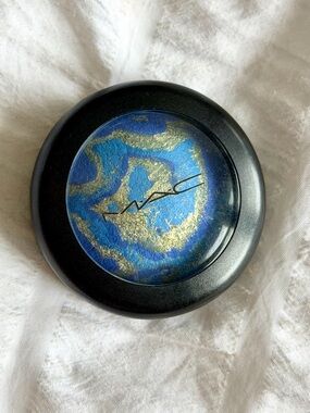 MAC Cosmetics Blue & Gold Marbled Baked Eyeshadow - “sky”